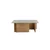 Hanah Home Klub sto Vetrino, 105x65x40cm, Braon