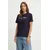 Tommy Hilfiger Majica Script WW0WW43459 Mornarsko modra Regular Fit