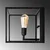 Opviq Zidna lampa Kafes-13750, Crna