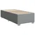 Vidaxl Box spring postelja z vzmetnico svetlo siva 90x190 cm blago
