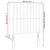 Vzglavje postelje temno rjavo 90x5x118/128 cm blago