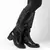 SAFRAN duboke ženske čizme LX601801, crne