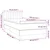 Vidaxl Box spring postelja z vzmetnico LED modra 90x200 cm blago