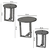 Lessentiel Maison Set klub stolova, 3 komada Mira Beli