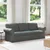 Vidaxl Kavč Temno siva 215 x 82 x 80 cm blago