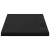 Police za knjige 4 pcs Crna 40 x 20 x 1,5 cm Konstruirano drvo