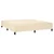 vidaXL vidaXL Box spring postelja z vzmetnico krem 180x200 cm blago, (20893664)