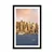 Plakat s paspartujem edinstveni New York - 20x30 silver