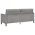 Sofa s pohranom Svjetlosiva 192 x 78 x 87 cm Poliester