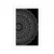 Plakat s paspartujem Mandala v vintage stilu v črnobeli varianti - 60x90 white