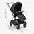 Kikka Boo Kolica Lanah 3in1 set sa auto sedištem I-Prime I-size i tvrdom korpom Black
