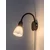 Rabalux Zidna lampa Soma, E14, Crna