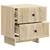 Noćni ormar s ladicama 2 pcs Hrast sonoma 43 x 34,5 x 47,5 cm