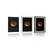 Plakat s paspartujem luna na nočnem nebu - 30x45 black