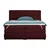 Boxspring Krevet Palace 180/200 cm , boja crnog vina