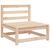 Vrtna sofa 70 x 70 x 67 cm od masivne borovine