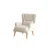 Atelier del Sofa Fotelja Klam 70x94x78cm Krem