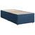 Vidaxl Box spring postelja z vzmetnico modra 90x200 cm blago