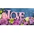 Slika z napisom Love - 120x60