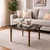 Hanah Home klub sto Hera 90, 90 cm, hrast / crni mermer