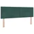 vidaXL Postelja boxspring z vzmetnico Temno zelena 140 x 190 cm Žamet