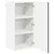 Ormar za Zid LUCCA Crna 40 x 31 x 80 cm Konstruirano drvo