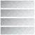 Stepenica Pravokutni 4 pcs Srebrno 90 x 20 cm Aluminij