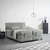 Boxspring Krevet Dixon 160/200 cm , siva