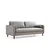 Atelier del Sofa Trosed Rome 90x70x215cm Svetlosivi