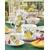 Porcelain bowl, 15cm, Fleurs et Citrons - Nuova R2S
