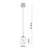Brilagi - Luster na sajli STELLA 1xE27/60W/230V prečnik 15 cm bež/zlatna