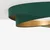 BRILAGI- LED plafonsko svetlo VELVET TWIST LED/24W/230V 4000K O 55 cm zelena/zlatna