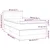 Vidaxl Box spring postelja z vzmetnico krem 80x200 cm blago