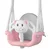 Ricokids 3-v-1 gugalnica z medvedkom, roza