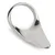 Mr. Steel Teardrop C-Ring 55mm Silver
