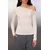 Trendyol Milla ženska bluza Twoaw26Bz00075, kamen / bež