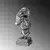 Aberto Design Dekorativna figura Yak-032-A, 14x33x11 cm