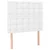 Vidaxl Box spring postelja z vzmetnico bela 80x200 cm umetno usnje