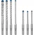 Sweder Widia SDS-plus Expert - 7 delna gar.  BOSCHSDS plus-7X, 5/6/6/8/8/10/12 v škatli