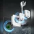 INF Adjustable No-Drill Shower Head Holder 2-Pack — Universal 4/5 Connector White, (5000158270)