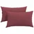 Jastučići za sofu 2 pcs Vinska crvena 50 x 30 cm tkanina