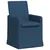 Trpezarijske stolice 2 pcs Plava 57 x 67 x 95 cm tkanina