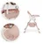 ECO TOYS Stolica za hranjenje 2u1 roze