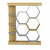 HANAH HOME Polica za knjige Sueno White Oak