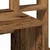 Radni stol s policama boja drva 100x45x140 cm konstruirano drvo