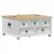 storage box s ladicama Bijelo 90 x78 x 45 cm Čvrsto borovo drvo
