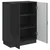 Kreveta Crna 66 x 34,5 x 87 cm Konstruirano drvo