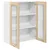 Vidaxl Viseča omarica Sonoma hrast 80 x 31 x 100 cm Konstruiran les