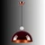 Opviq luster Bubble-19061-40-8, 1 × E27, bordo