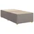 Vidaxl Box spring postelja z vzmetnico taupe 80x200 cm blago